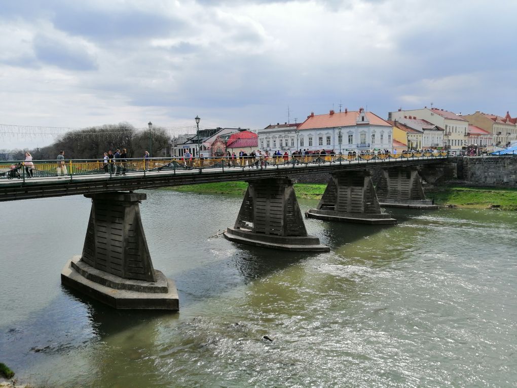 Pedestriansky most v Užhorode