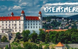 bratislavský hrad, Osemsmerovka -Hlavné mestá Európy