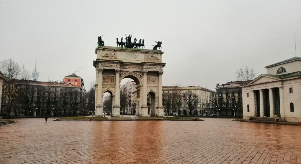 Arco della Pace v Parku Sempione Čo vidieť v Miláne? 
