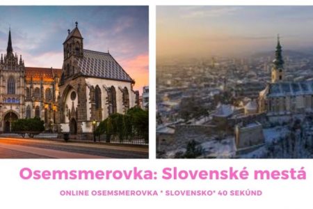 Online osemsmerovka slovenské mesta