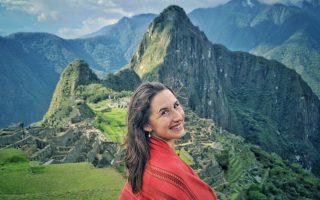 Janka Travelhacker v Matchu Picchu