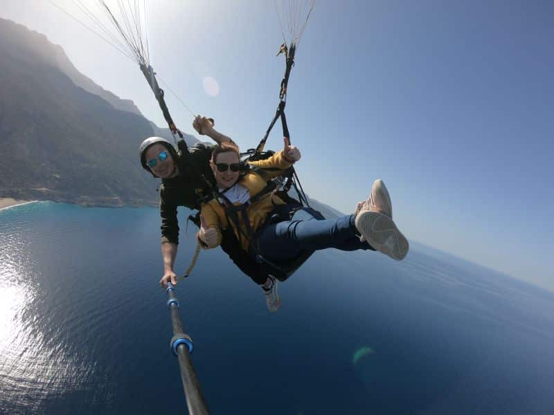 Paragliding over Oludeniz Beach (Turkey) 