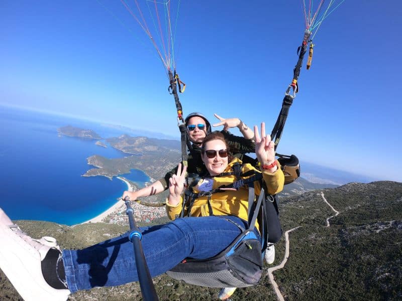 Paragliding v Turecku nad Blue Lagoon 