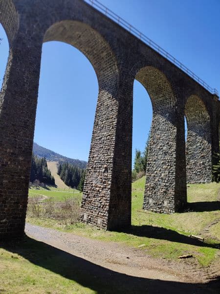 najkrajší železničný most na Slovensku Telgart 